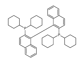 dicyclohexyl-[1-(2-dicyclohexylphosphanylnaphthalen-1-yl)naphthalen-2-yl]phosphane Structure