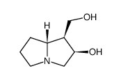 (+)-macronecine Structure