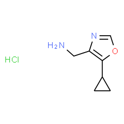 (5-环丙噁唑-4-基)甲酰胺盐酸盐结构式