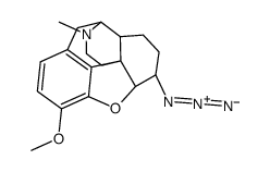 6β-Azido-4,5α-epoxy-3-methoxy-17-methylmorphinan structure