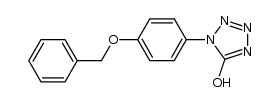 4-(5-hydroxytetrazol-1-yl)-1-benzyloxybenzene结构式