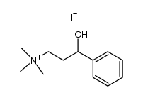 3-Hydroxy-3-phenylpropyltrimethylammoniumiodid结构式