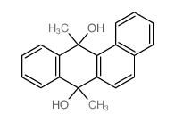 Benz[a]anthracene-7,12-diol,7,12-dihydro-7,12-dimethyl- Structure