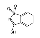 1,2-Benzisothiazole-3(2H)-thione 1,1-dioxide Structure