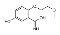 5-hydroxy-2-(2-methoxyethoxy)benzamide Structure