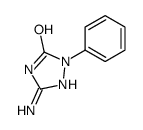 5-amino-2-phenyl-1H-1,2,4-triazol-3-one Structure