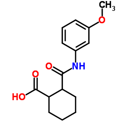 1,2-CYCLOHEXANEDICARBOXYLIC ACID, N-(3-METHOXYPHENYL)AMIDE结构式