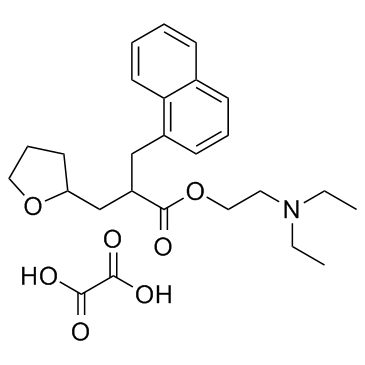 Naftidrofuryl (oxalate) structure