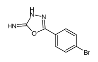 5-(4-Bromophenyl)-1,3,4-oxadiazol-2-amine structure