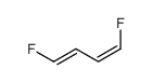 cis,trans-1,4-Difluorobutadiene Structure