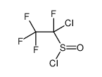 1-chloro-1,2,2,2-tetrafluoroethanesulfinyl chloride结构式