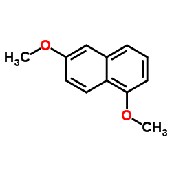 1,6-二甲氧基萘结构式