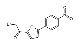 2-BROMO-1-[5-(4-NITRO-PHENYL)-FURAN-2-YL]-ETHANONE Structure