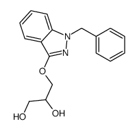 3-(1-benzylindazol-3-yl)oxypropane-1,2-diol Structure