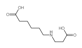 Hexanoic acid,6-[(2-carboxyethyl)amino]- Structure