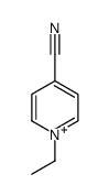 1-ethylpyridin-1-ium-4-carbonitrile Structure