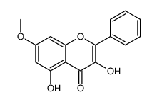 3,5-DIHYDROXY-7-METHOXYFLAVONE Structure