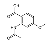 2-acetylamino-4-methoxy-benzoic acid Structure