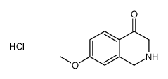 7-METHOXY-2,3-DIHYDROISOQUINOLIN-4(1H)-ONE HYDROCHLORIDE structure