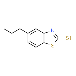 2(3H)-Benzothiazolethione,5-propyl-(9CI) Structure