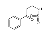 N-(3-oxo-3-phenylpropyl)methanesulfonamide结构式