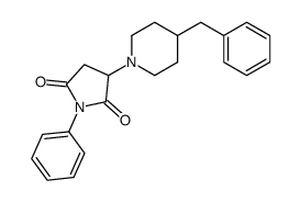 3-(4-benzylpiperidin-1-yl)-1-phenylpyrrolidine-2,5-dione Structure