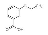 3-ethylsulfanylbenzoic acid Structure