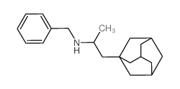 Tricyclo[3.3.1.13,7]decane-1-ethanamine,a-methyl-N-(phenylmethyl)-结构式