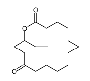 16-ethyl-oxacyclohexadecane-2,13-dione Structure