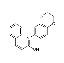 (E)-N-(2,3-dihydro-1,4-benzodioxin-6-yl)-3-phenylprop-2-enamide Structure