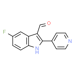 1H-Indole-3-carboxaldehyde,5-fluoro-2-(4-pyridinyl)-(9CI)图片