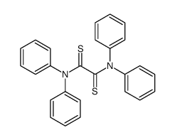 N,N,N',N'-tetraphenylethanedithioamide Structure