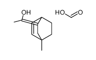 formic acid,1-(4-methyl-2-bicyclo[2.2.2]oct-5-enylidene)ethanol结构式