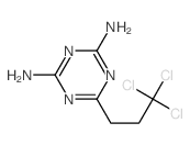 1,3,5-Triazine-2,4-diamine,6-(3,3,3-trichloropropyl)- Structure