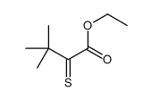 ethyl 3,3-dimethyl-2-sulfanylidenebutanoate Structure