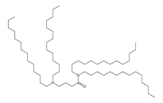 4-[di(tetradecyl)amino]-N,N-di(tetradecyl)butanamide结构式