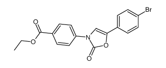 ethyl 4-[5-(4-bromophenyl)-2-oxo-1,3-oxazol-3-yl]benzoate Structure