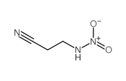 (2-cyanoethylamino)-hydroxy-oxo-azanium structure