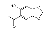 1-(6-hydroxy-1,3-benzodioxol-5-yl)ethanone structure