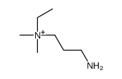 3-aminopropyl-ethyl-dimethylazanium Structure