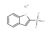 苯并[B]噻吩-2-基三氟硼酸钾结构式