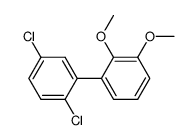 2,5-dichloro-2',3'-dimethoxybiphenyl Structure