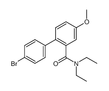 N,N-diethyl 4'-bromo-4-methoxybiphenyl-2-carboxamide Structure