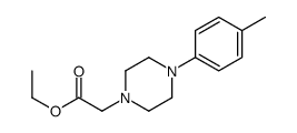 ethyl 2-[4-(4-methylphenyl)piperazin-1-yl]acetate结构式