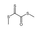 S-methyl 2-methylsulfanyl-2-sulfanylideneethanethioate结构式