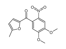 (4,5-DIMETHOXY-2-NITRO-PHENYL)-(5-METHYL-FURAN-2-YL)-METHANONE结构式