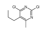 2,4-dichloro-6-methyl-5-propylpyrimidine Structure