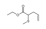 ethyl 2-methylsulfanylpent-4-enoate Structure