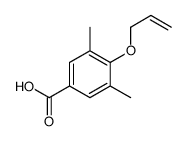 3,5-dimethyl-4-prop-2-enoxybenzoic acid Structure