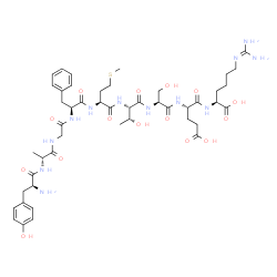 beta-lipotropin(61-69), 2-alanyl-69-homoarginine-结构式